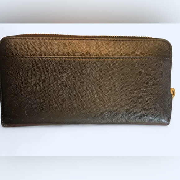 Kate Spade Classic Black Spencer Zip Around Wallet Saffiano Leather - Picture 4 of 9